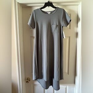 Lularoe Carly. NWT. XS. Solid Gray